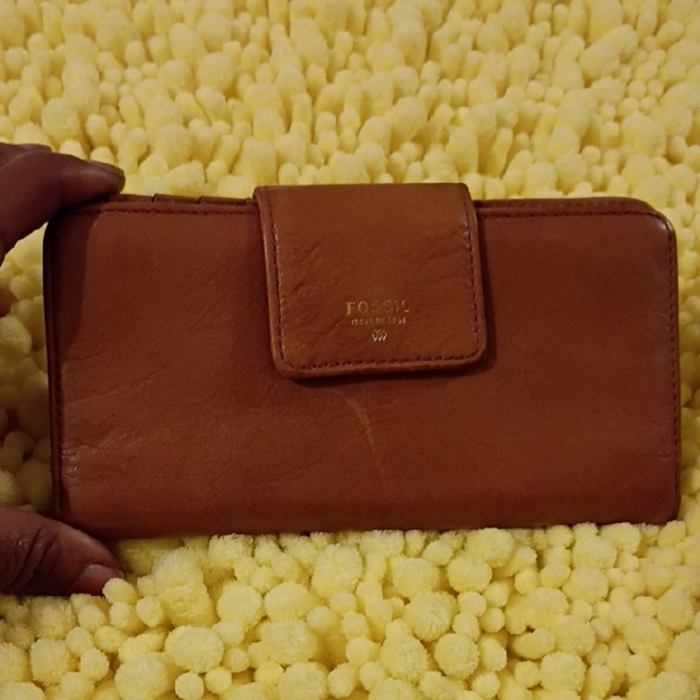 Fossil Tan Leather Women's Wallet
